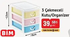 3 ÇEKMECELİ KUTU/ORGANİZER
